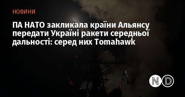 Північноатлантичний альянс звернувся до своїх членів із закликом надати Україні ракети середньої дальності, включаючи Tomahawk.