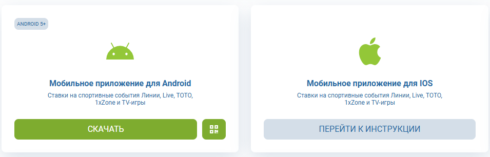 Мобільні додатки на ios та Android з можливістю інсталювання